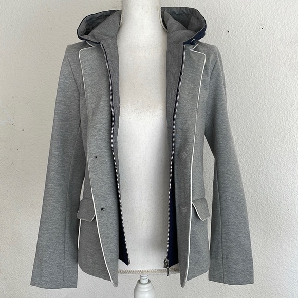 G Rageblue Two Layer Hoodie Blazer Jacket - Picture 2 of 15
